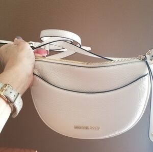MK sm half moon crossbody